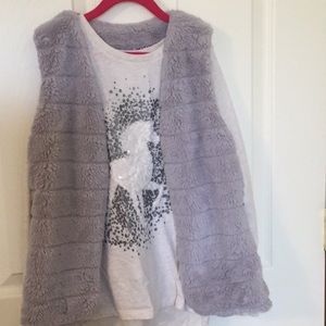 Girls shirt and vest